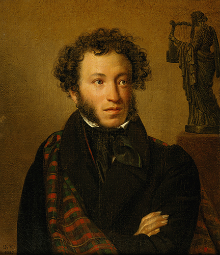 portrait of alexander pushkin 1827