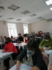 10.10.2020, Педагогическая лаборатория в Казани. Участники лаборатории / А.А. Скулачев / Е.С. Романичева
